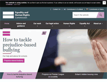 Tablet Screenshot of equalityhumanrights.com